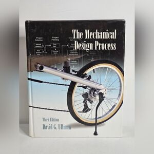 The Mechanical Design Process 3rd Edition Hardcover Book Dave Ullman Engineering